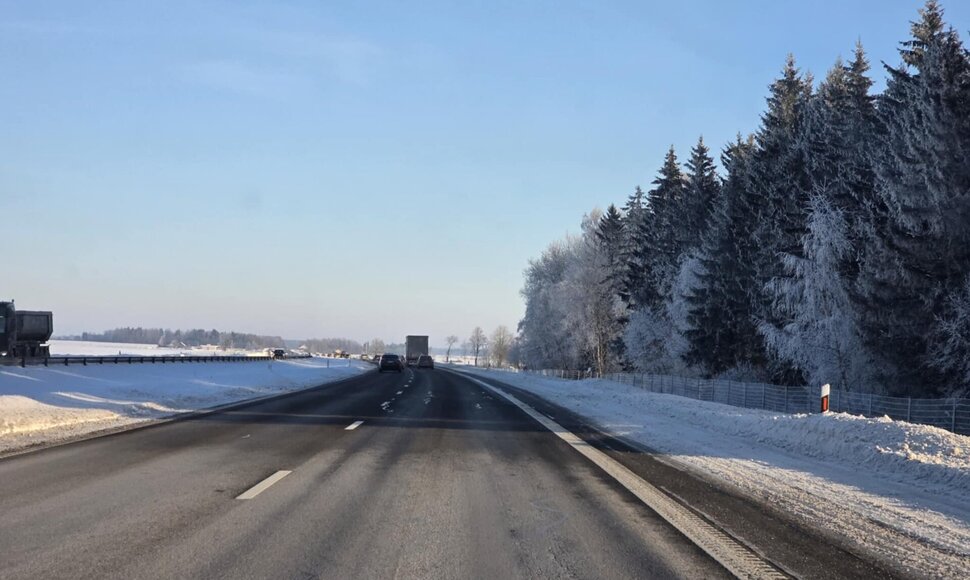 Automagistralė A1 ties Kryžkalniu