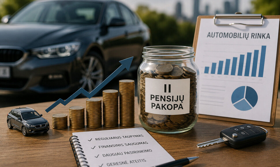 II pensijų pakopa ir automobilis