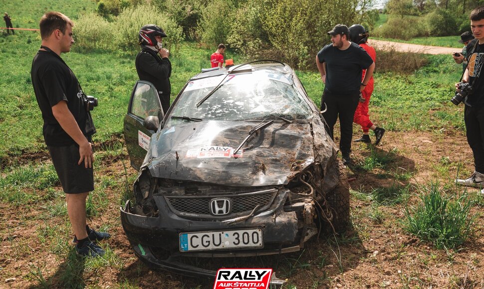 Rally Auk&scaron;taitija, avarijos