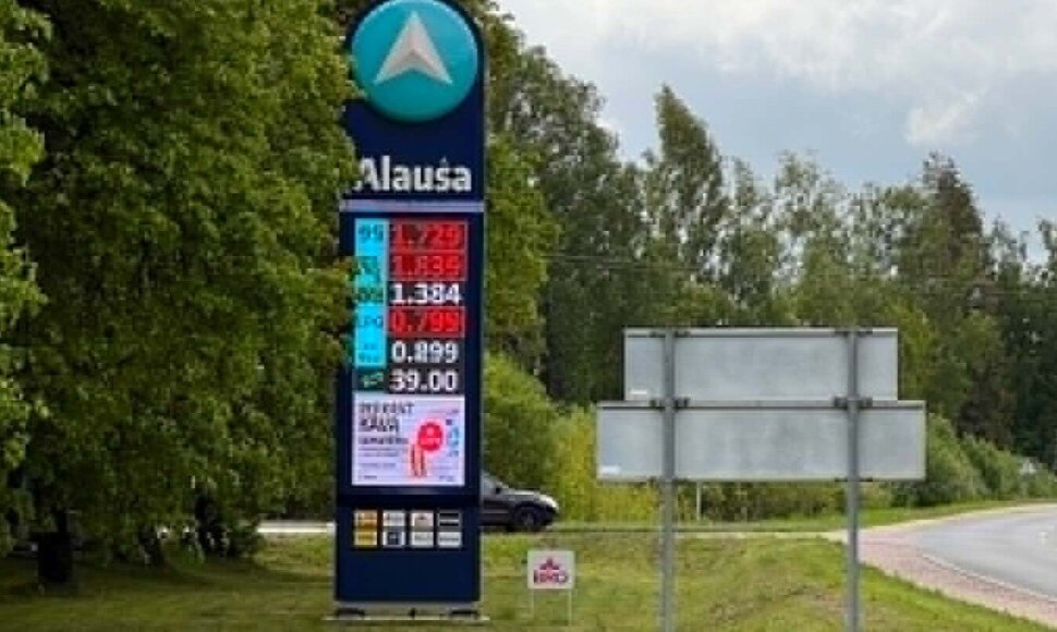 Degalų kaina gegužės 22 d.