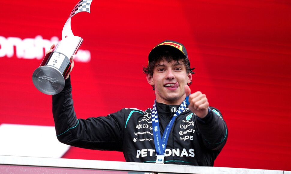 Andrea Kimi Antonelli laimėjo Kanados GP