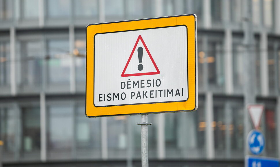 Eismo ribojimai Vilniuje