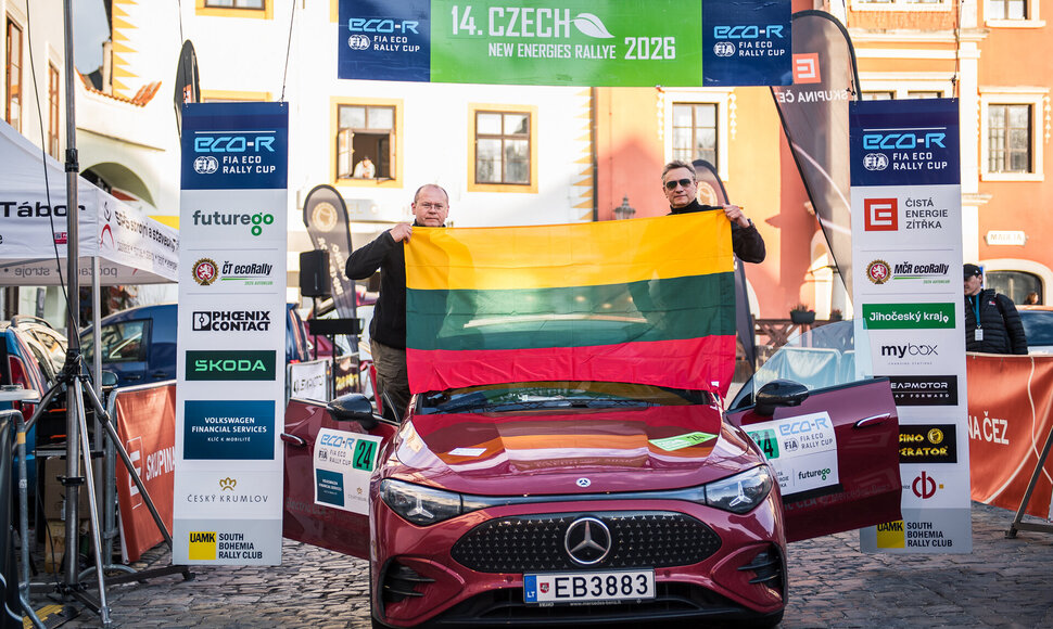 Vitoldo Miliaus ir Aido Bubino ekipažas „FIA Eco Rally Cup“ Čekijoje