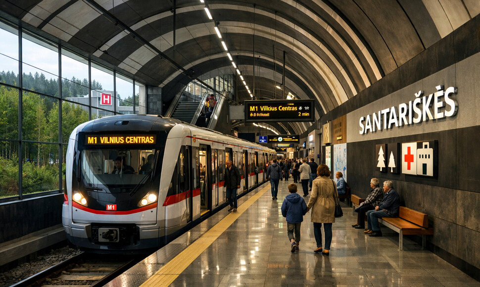 Vilniaus metro viizualizacija