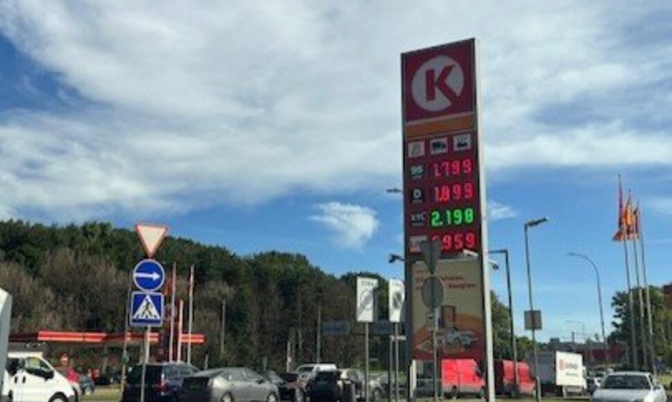 Degalų kainos Vilniuje biržęlio 23 d.