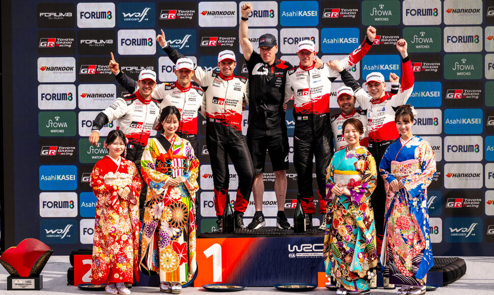 FORUM8 Japonijos WRC ralis, Elfyn Evans, Scott Martin ir TOYOTA GAZOO RACING WRT 