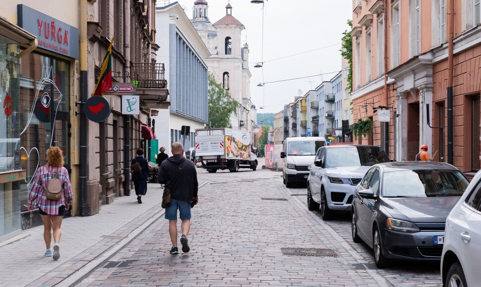 Rekonstruota Trakų gatvė Vilniuje, pirmasis etapas