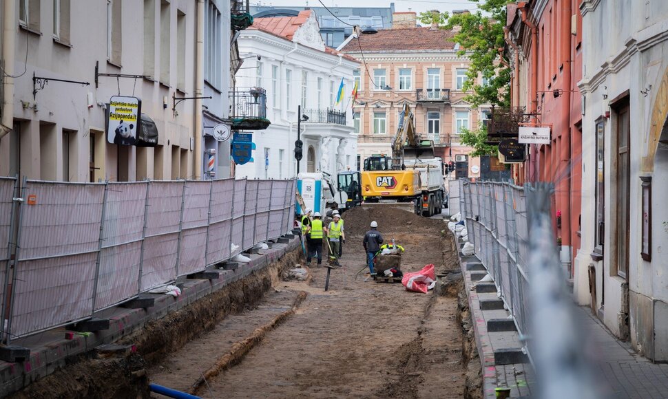 Rekonstruota Trakų gatvė Vilniuje, pirmasis etapas