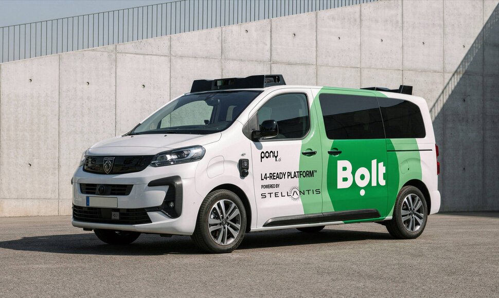 „Bolt“, „Stellantis“ ir „Pony.ai“ pradeda pilotinį projektą Liuksemburge