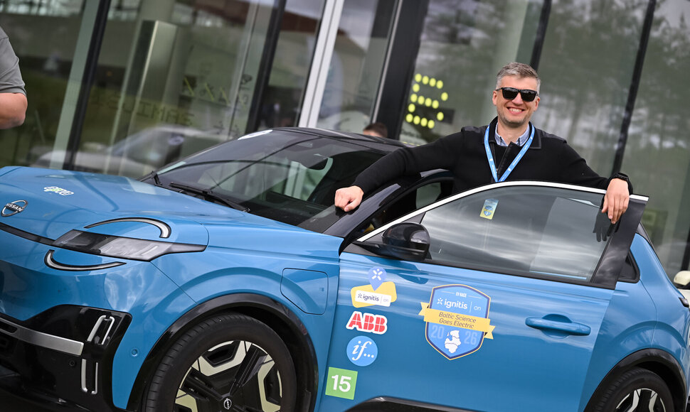 &bdquo;Ignitis ON&ldquo; elektromobilių varžybų startas Kaune, Mokslo saloje