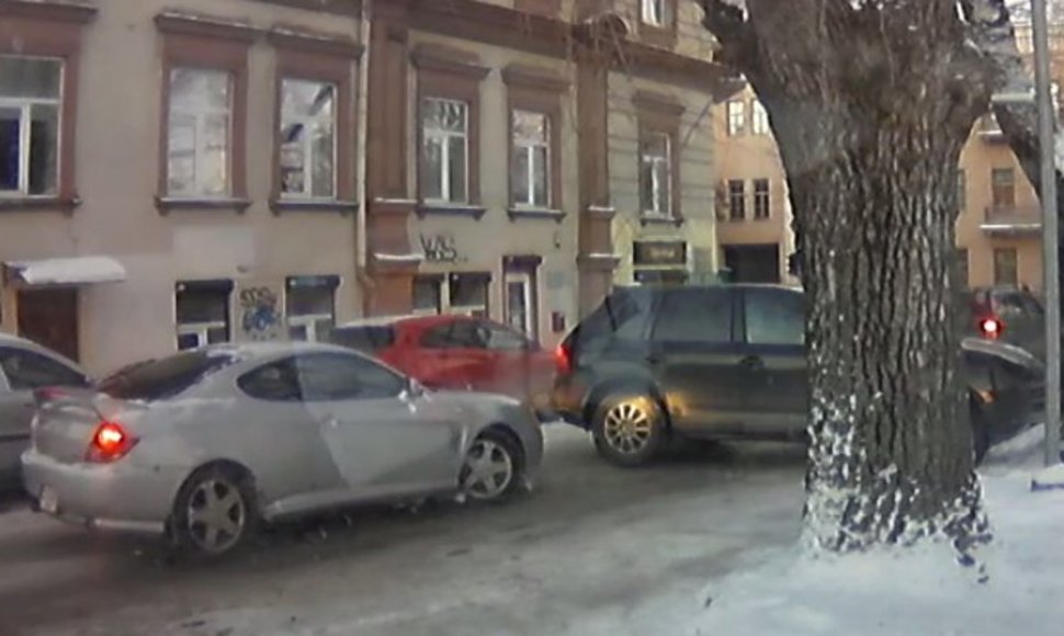 „Porsche Cayenne“ avarija Vilniuje
