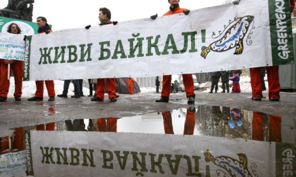 Baikalo gynėjų demonstracija