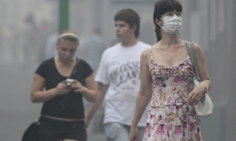 Rytinis smogas Maskvoje