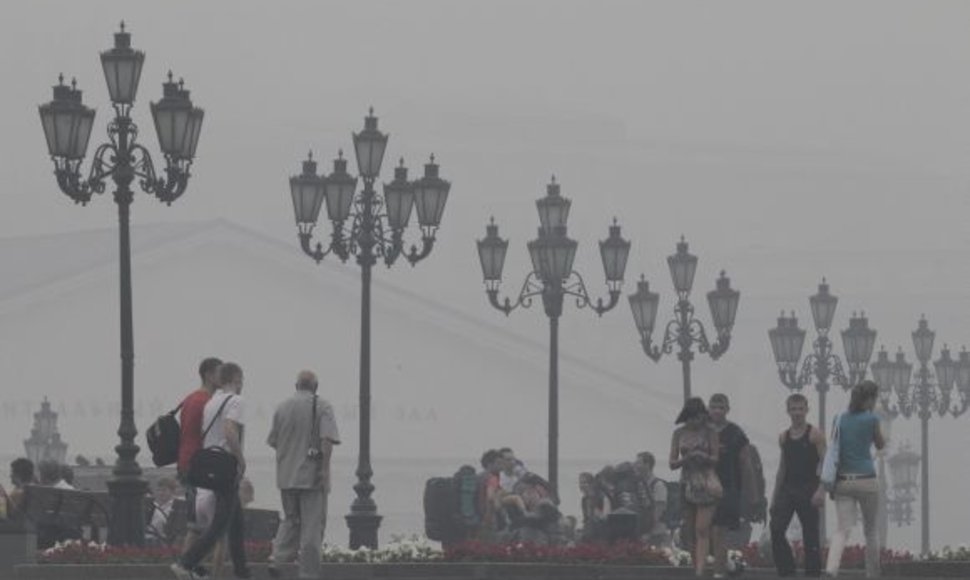 Rytinis smogas Maskvoje