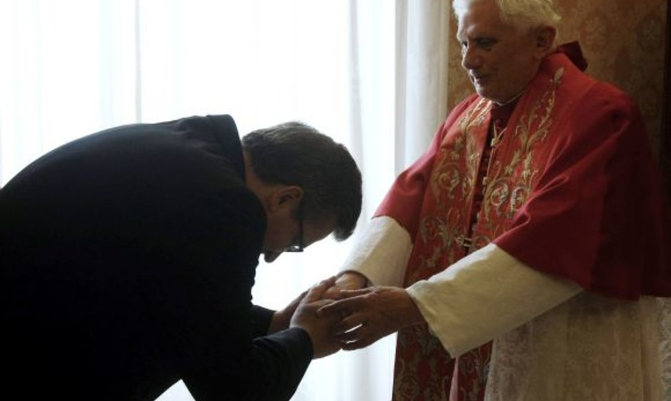 Lenkijos prezidentas B.Komorowskis aplankė popiežių