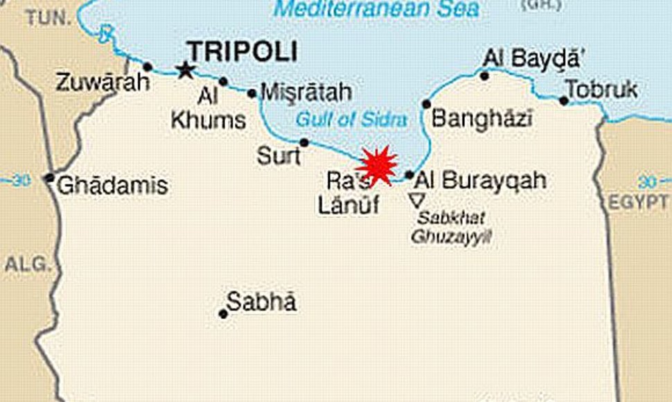 Libijos žemėlapis