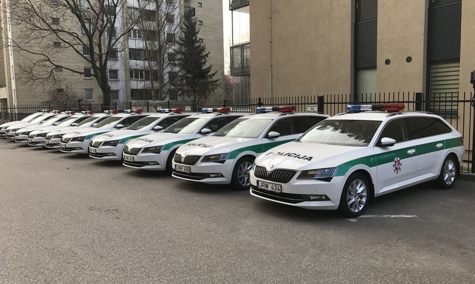 Naujieji policijos automobiliai