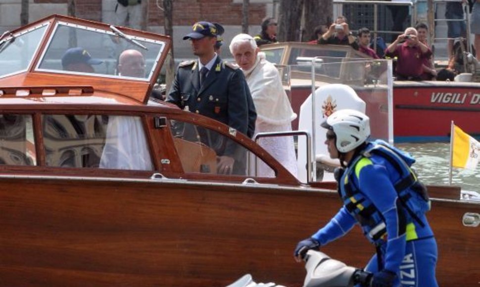 Popiežius Benediktas XVI Venecijoje