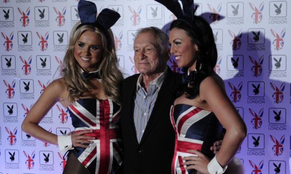 Hugh Hefnerio „Playboy“ klubo atidarymas Londone