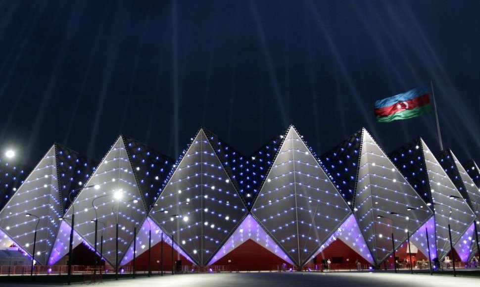 Puošnioji „Crystal Hall“ arena buvo pastatyta specialiai „Eurovizijos“ dainų konkursui.