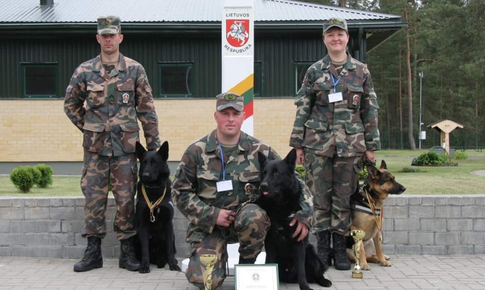 Valstybės sienos apsaugos tarnybos tarnybinių šunų meistriškumo čempionato nugalėtojai