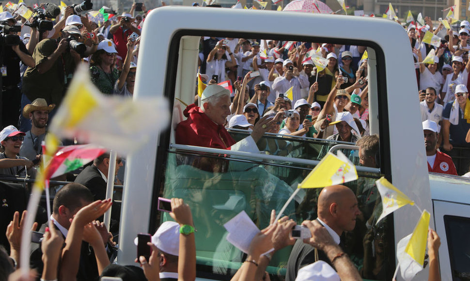 Popiežius Benediktas XVI Libane