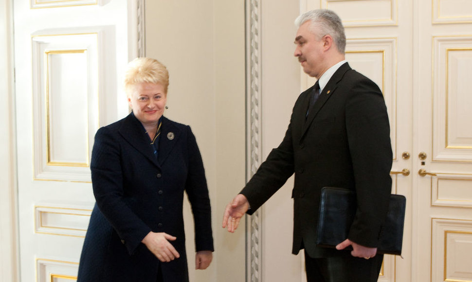 Dalia Grybauskaitė ir Žimantas Pacevičius
