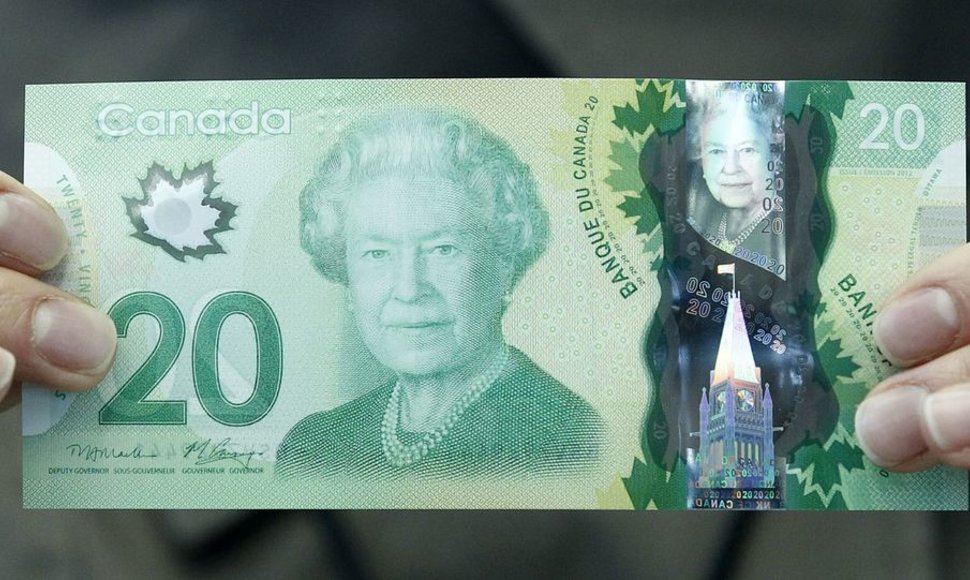 Naujasis 20 Kanados dolerių banknotas