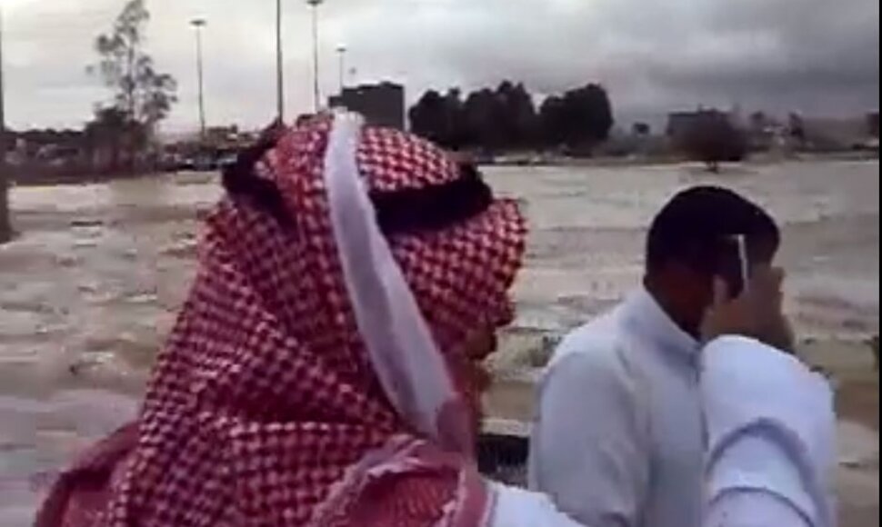 Potvynis Saudo Arabijoje