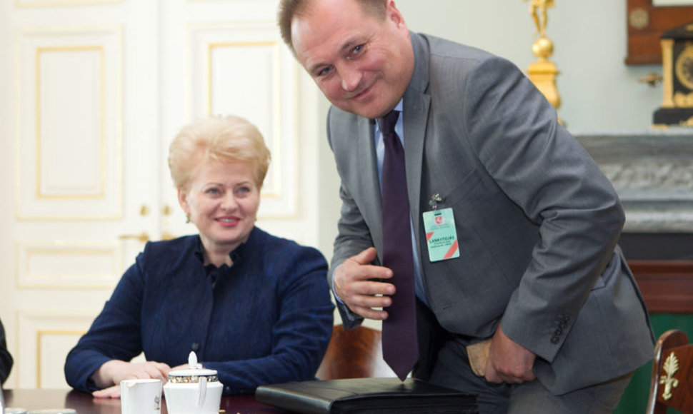 Dalia Grybauskaitė ir Gintaras Kryževičius