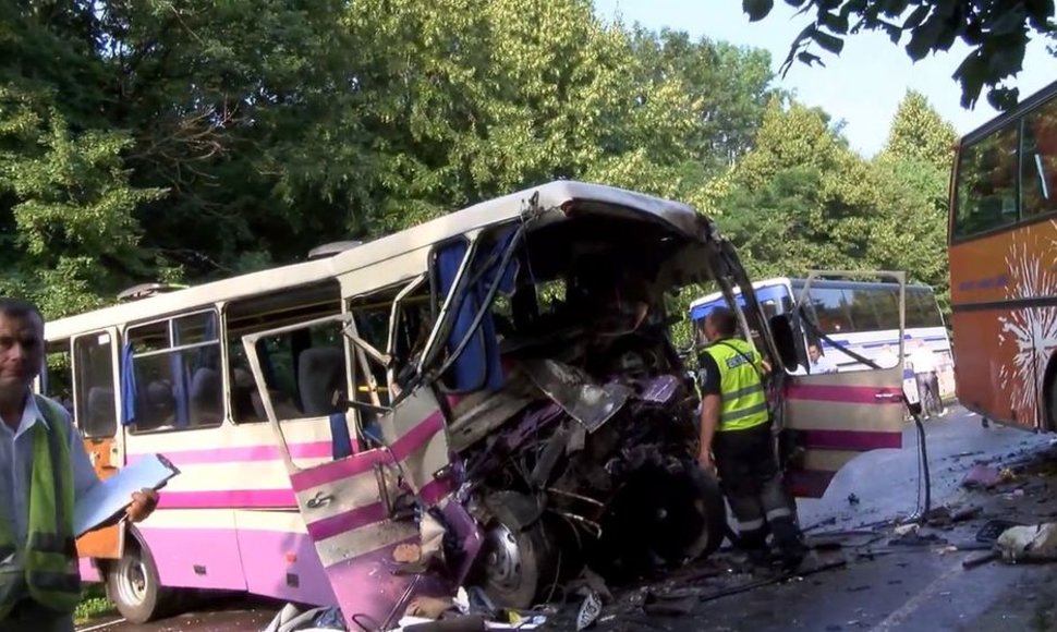 Autobusų avarija Ukrainoje