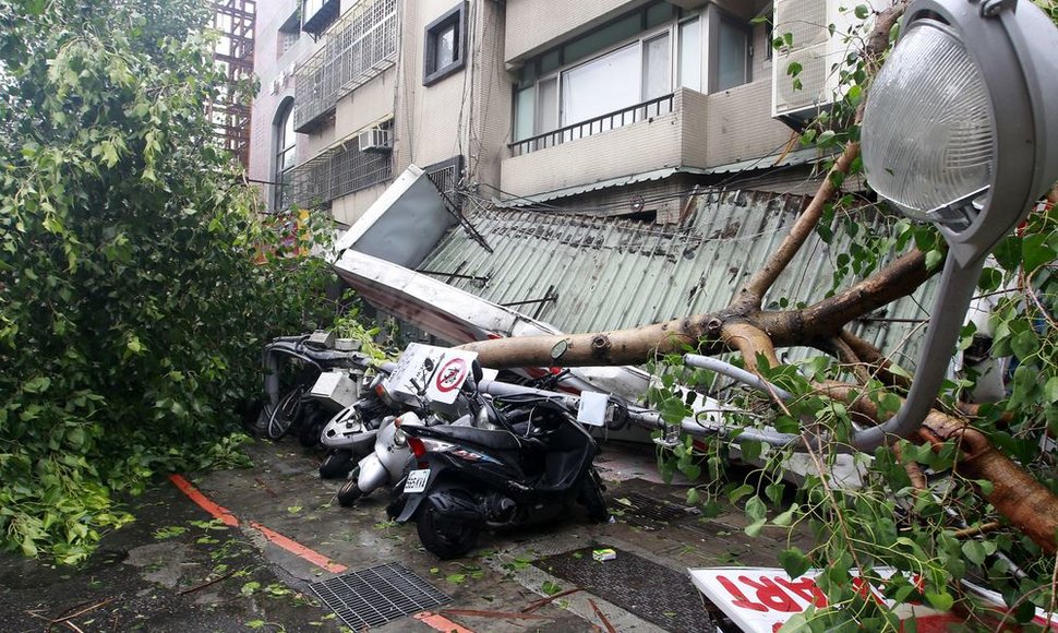Taifūno padariniai Taivane