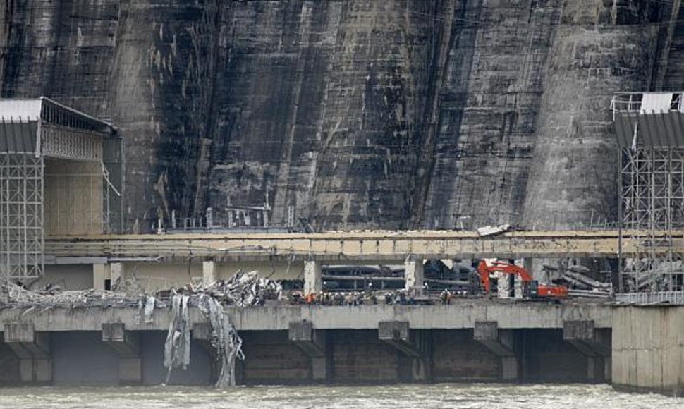 Sajanų-Šušensko hidroelektrinė po nelaimės