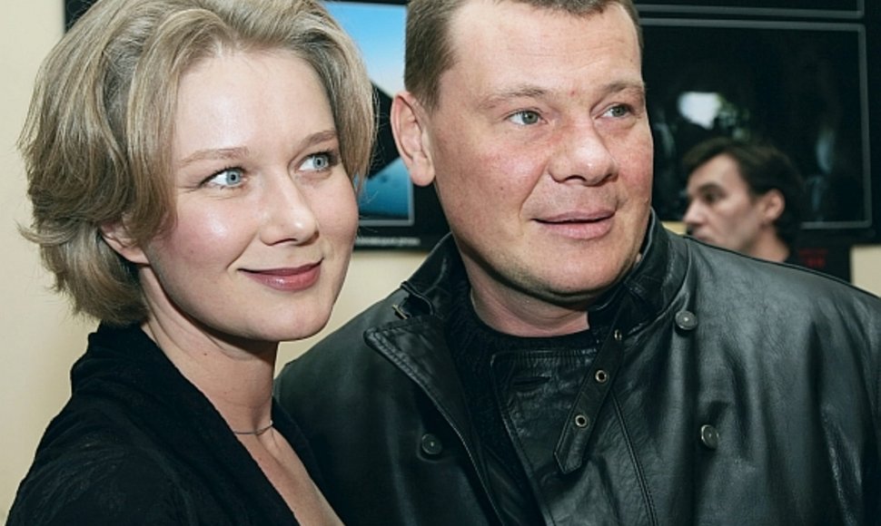 Vladislavas Galkinas su buvusia žmona aktore Darja Michailova