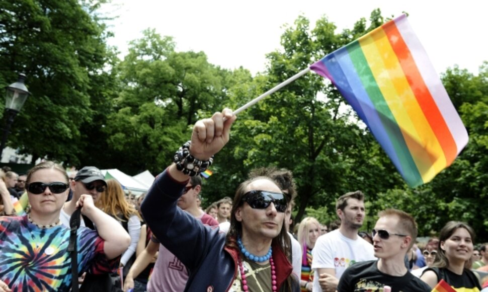 Seksualinių mažumų eitynių dalyviai