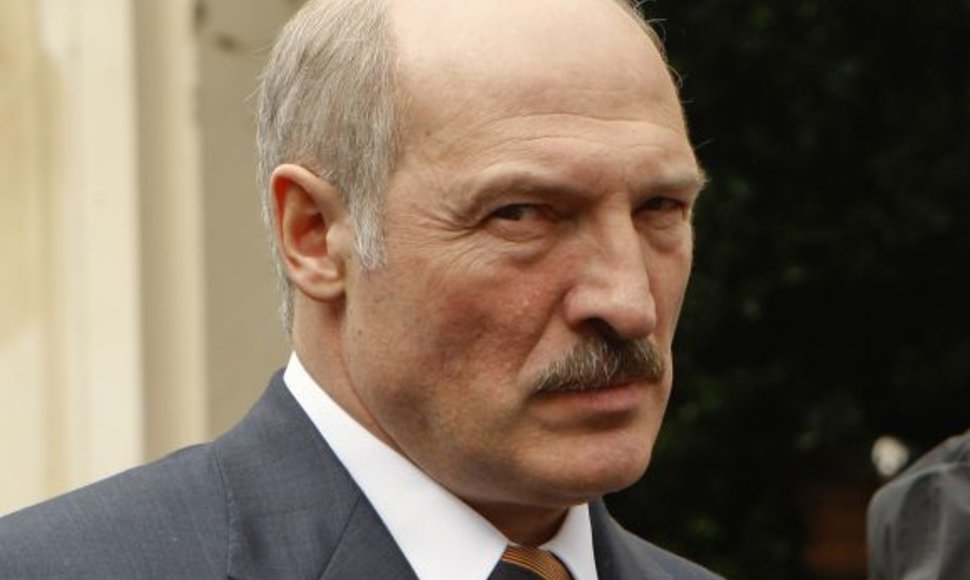 Aleksandas Lukašenka moka būti rūstus.