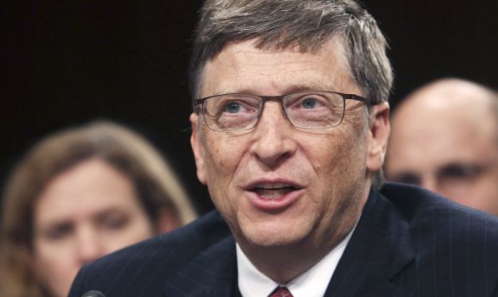 Antroji vieta – Billas Gatesas (JAV) – 56 mlrd. dolerių