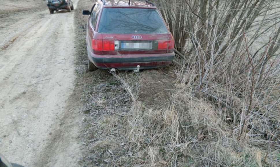 Sulaikytas automobilis