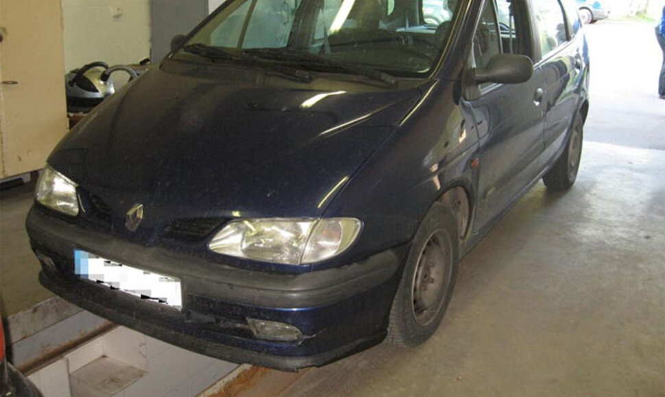 Sulaikytas automobilis