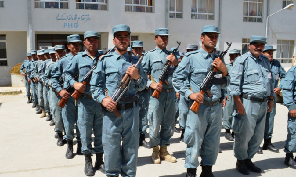 Afganistano policininkų mokymai