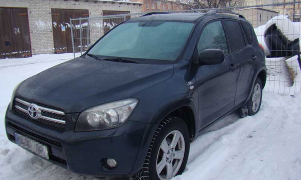 Sulaikytas automobilis