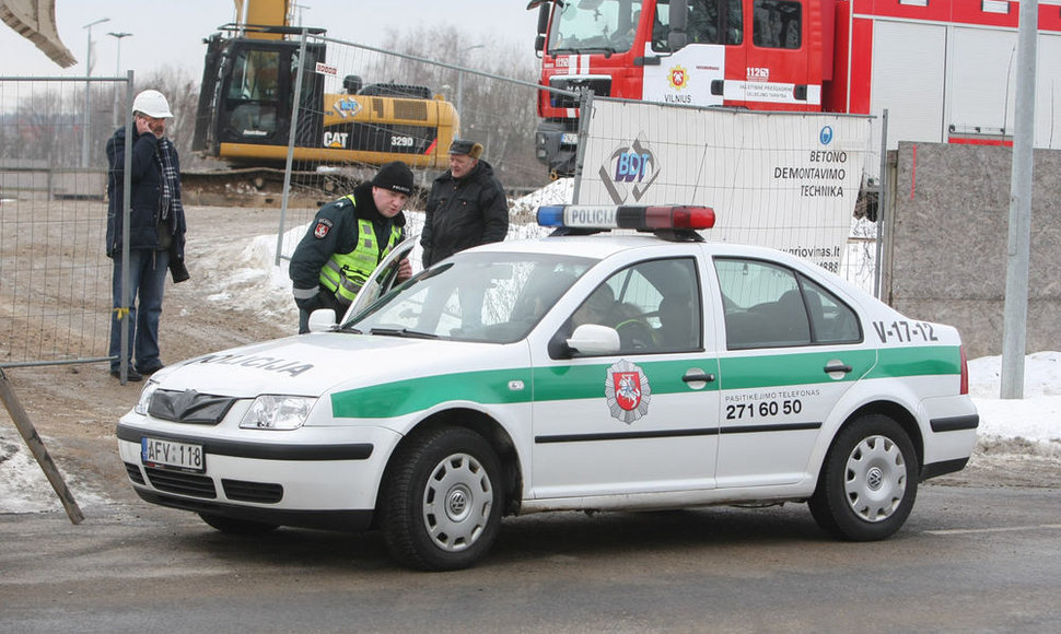 Statybose Vilniuje rastas sprogmuo