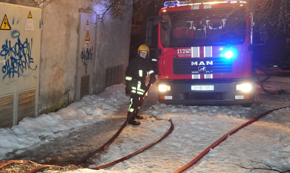 Įvykio vietoje Vilniuje, Kalvarijų g.