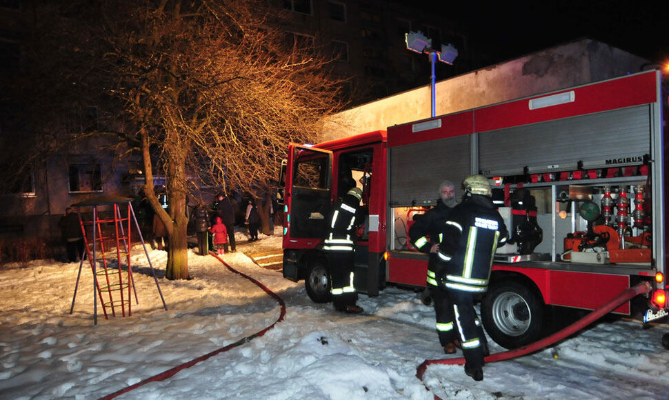 Įvykio vietoje Vilniuje, Kalvarijų g.