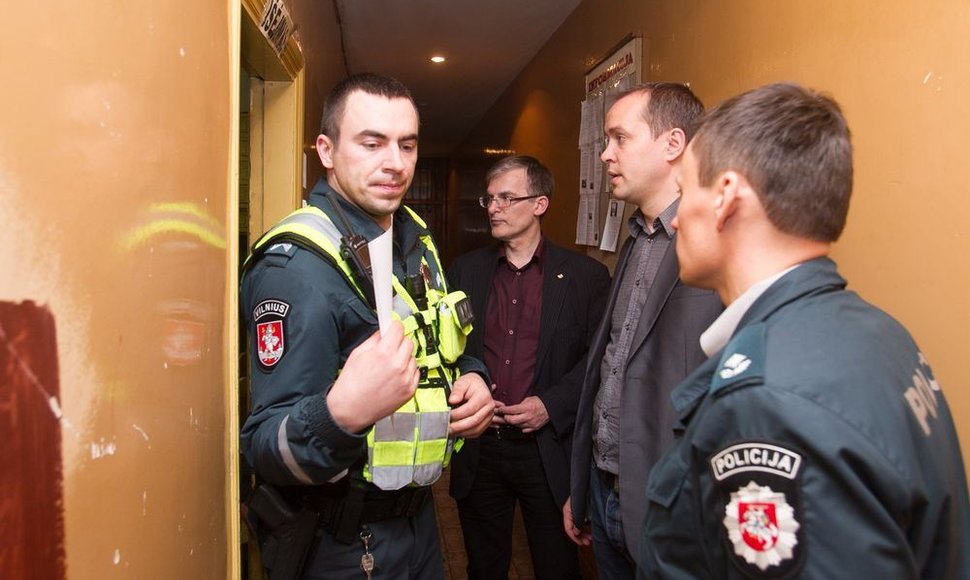 Seimo nariai policijos komisariate