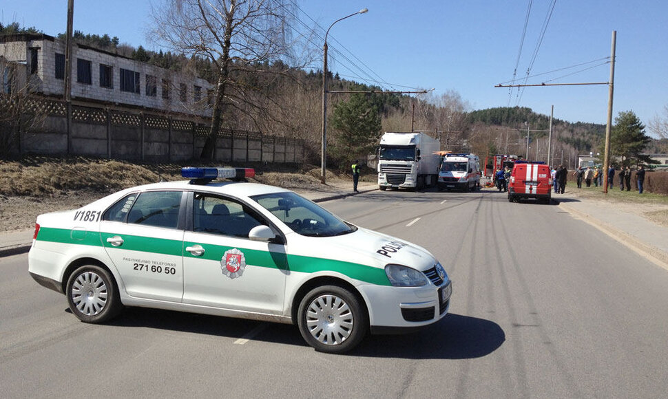 Avarijos vietoje Vilniuje, Titnago g.