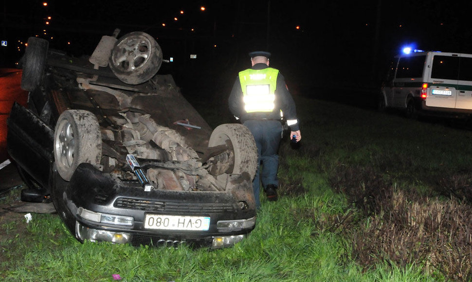 „Audi“ avarija Laisvės prospekte