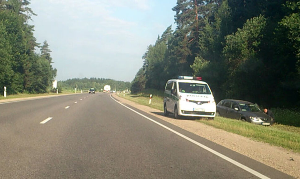 Avarijos vietoje Galvės g.
