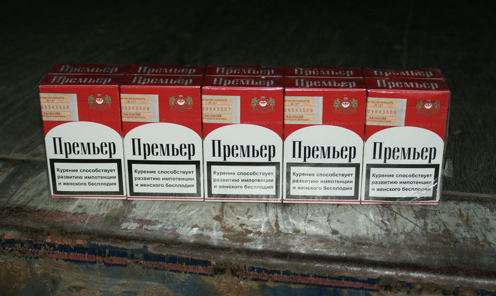 Sulaikytos kontrabandinės cigaretės