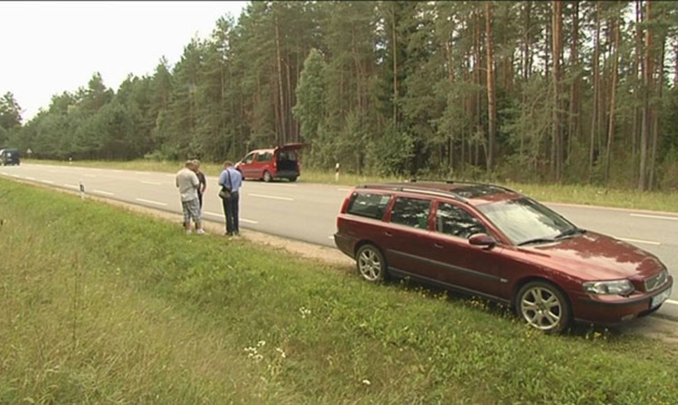 Įvykio vietoje Trakų rajone